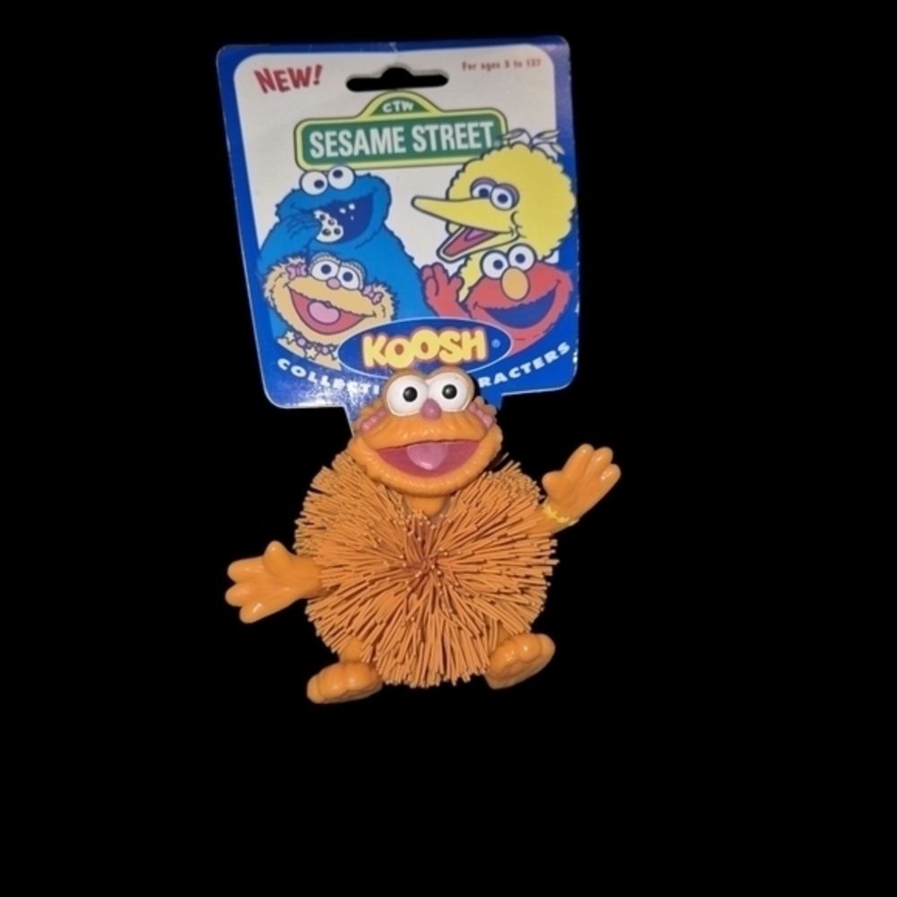 Koosh Toys Koosh 1996 Sesame Street Koosh Collectible Zoe Characters  3.5"
